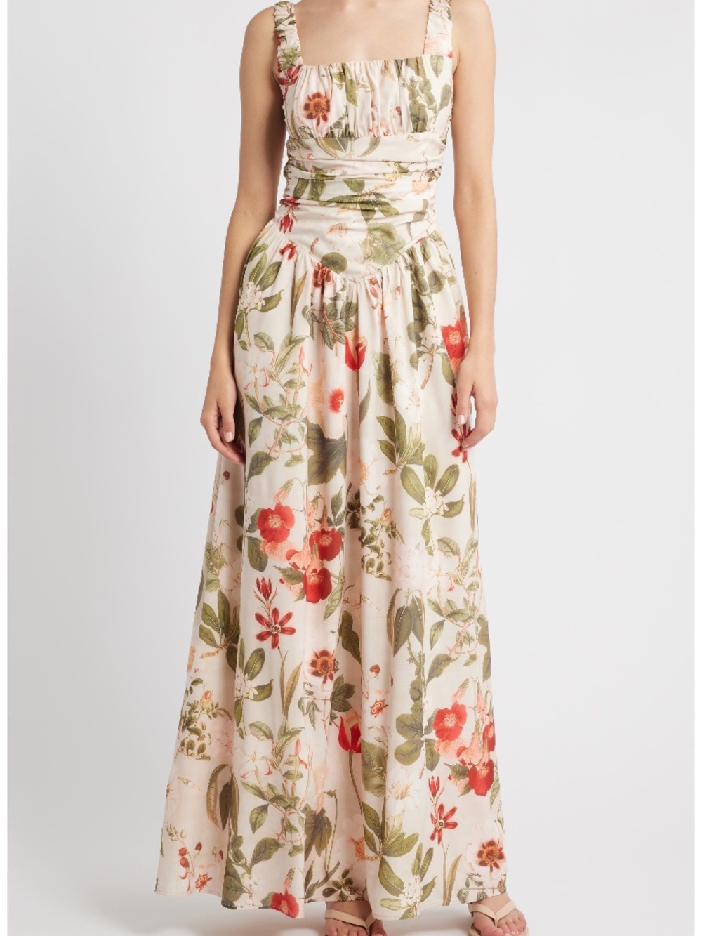 Lulu’s Cameron Floral Maxi Cocktail Dress